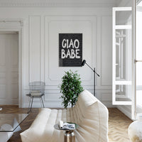 Ciao Babe Graffiti Poster