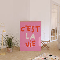 C'est La Vie Poster