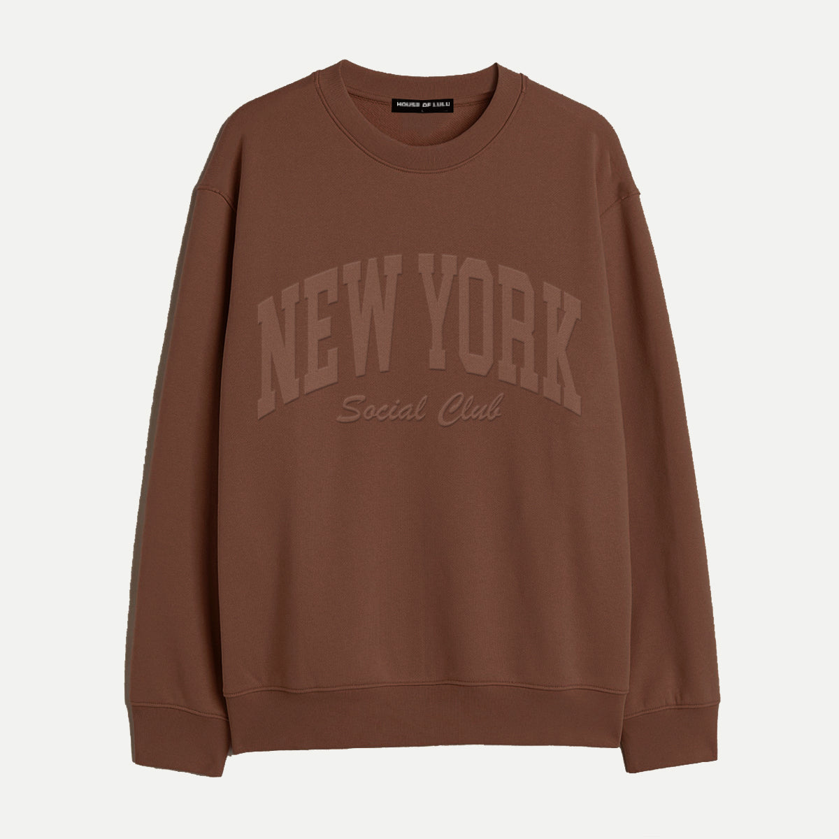 Custom City Social Club Sweatshirt - Chestnut